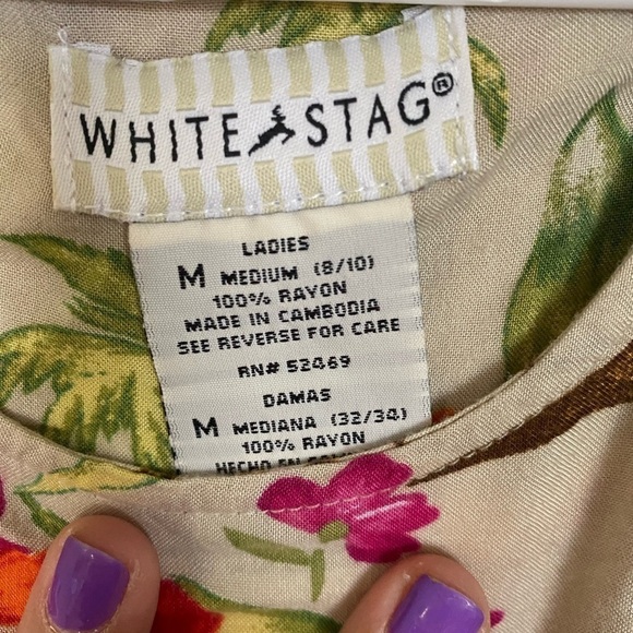 White Stag medium 8/10 ladies floral/tropical y2k vibes dress - Picture 5 of 5
